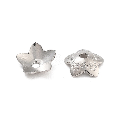 Non-Tarnish 201 Stainless Bead Caps STAS-B072-16P-1