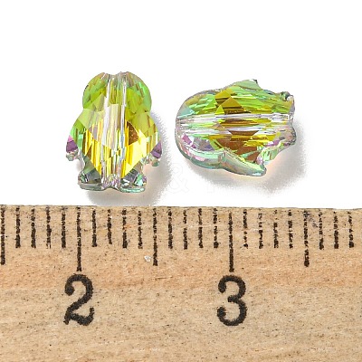 Electroplate Glass Beads EGLA-A041-01-HR01-1