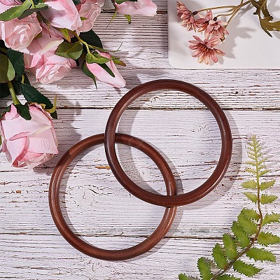 Oak Wood Bag Handles AJEW-WH0109-69-1
