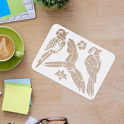 Large Plastic Reusable Drawing Painting Stencils Templates DIY-WH0202-198-1