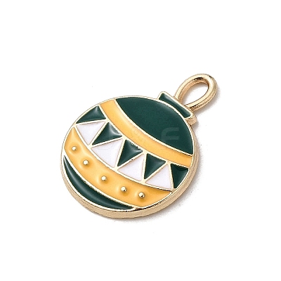 Christmas Alloy Enamel Pendants FIND-H055-17E-G02-1