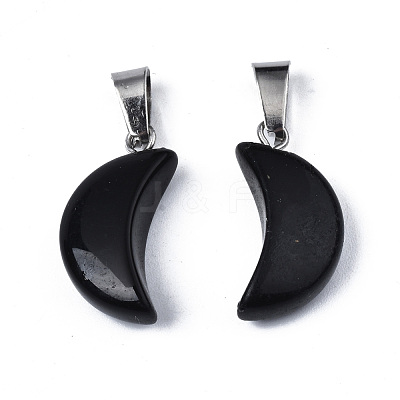 Spray Painted Glass Pendants GLAA-N035-021-H01-1