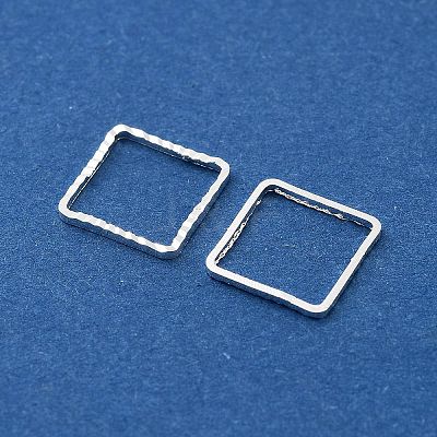 Brass Beads Frames KK-M288-01S-C-1