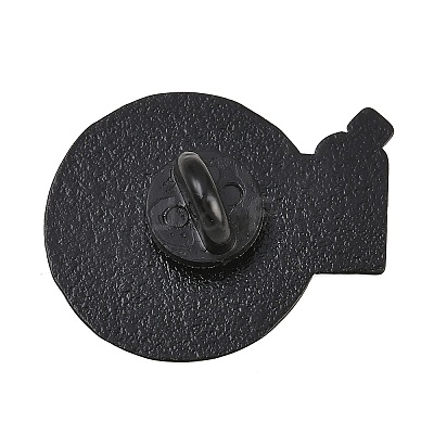 Music Heals My Soul Enamel Brooches X-JEWB-I062-01EB-01-1