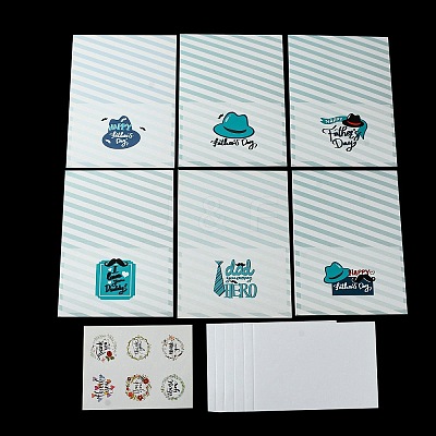 Father's Day Gift Cards AJEW-E058-02E-1