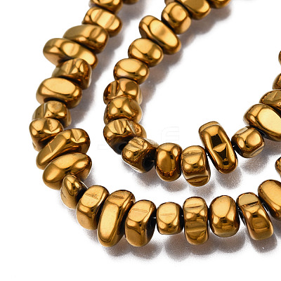 Electroplate Non-magnetic Synthetic Hematite Beads Strands G-T061-102K-1