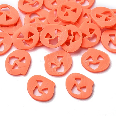 Halloween Theme Handmade Polymer Clay Cabochons CLAY-M005-26-1