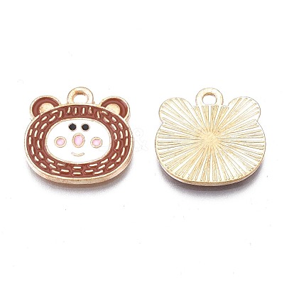 Alloy Enamel Pendants ENAM-N054-74C-1