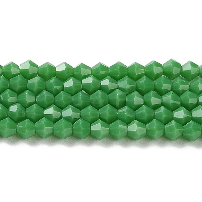 Opaque Solid Color Imitation Jade Glass Beads Strands GLAA-F029-P4mm-08-1