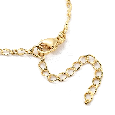 Brass Pendant Necklaces LS-NJEW-S385-05A-G-1