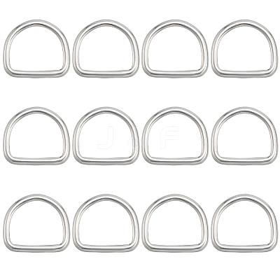 304 Stainless Steel D Rings STAS-CP0001-05C-1