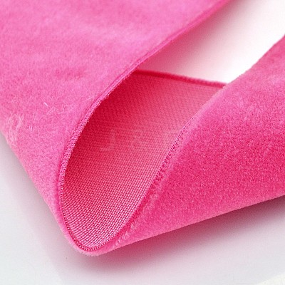 Polyester Velvet Ribbon for Gift Packing and Festival Decoration SRIB-M001-19mm-175-1