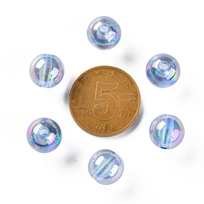 Transparent Acrylic Beads MACR-S370-B10mm-749-1