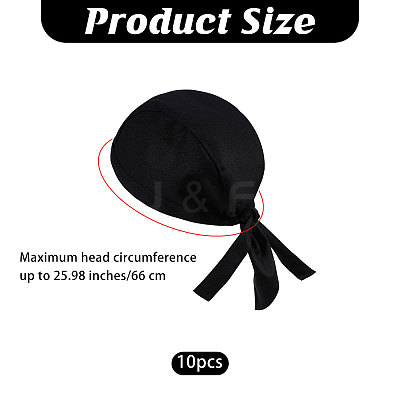 Polycotton Chef Hat AJEW-WH0481-504-1