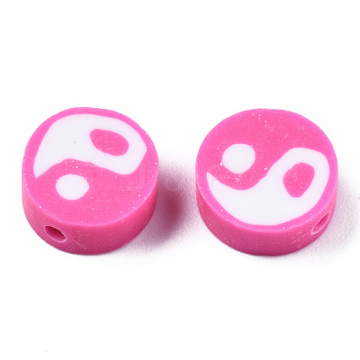 Handmade Polymer Clay Beads CLAY-T016-65E-1