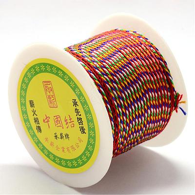 Decorative Braided Nylon Cord NWIR-R028-2.0mm-01-1