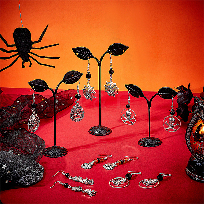 DIY Halloween Drop Earring Making Kits DIY-SC0019-36-1