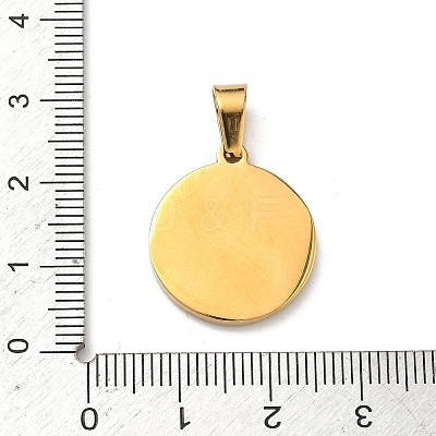 304 Stainless Steel Enamel Pendants STAS-H255-01C-G-1