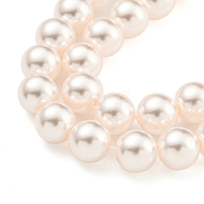 Glass Pearl Beads Strands HY-G002-01C-03-1
