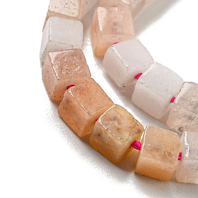 Natural Pink Aventurine Beads Strands G-C129-A06-01-1