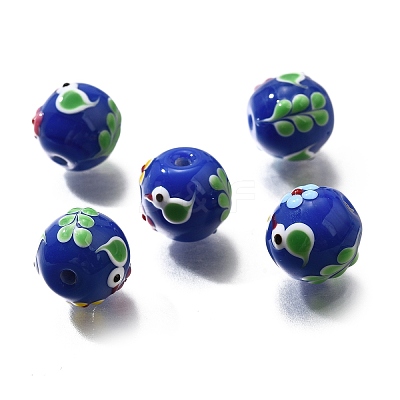Handmade Lampwork Beads LAMP-K042-06C-1