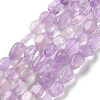 Natural Lavender Amethyst Beads Strands G-C268-A03-8x10mm-1