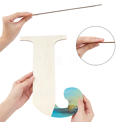 Unfinished Wood Shape WOOD-CN0001-010J-1