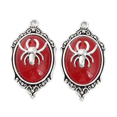 Halloween Alloy Oval Pendants FIND-C032-02AS-02-1