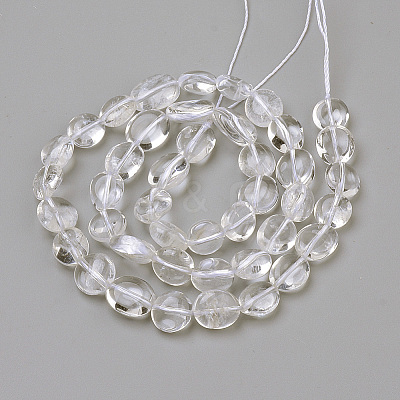 Natural Quartz Crystal Beads Strands X-G-Q952-09-8x10-1