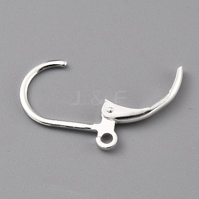Brass Leverback Earring Findings KK-O131-09S-1