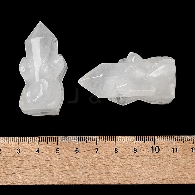 Natural Quartz Crystal Cluster Display Decorations DJEW-C020-01H-1