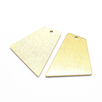 Brass Pendants KK-P155-22G-NR-1