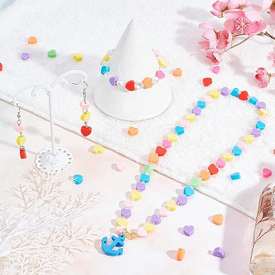 240Pcs 8 Colors Handmade Polymer Clay Beads CLAY-PH0001-63-1