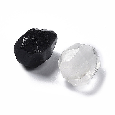 Natural Black Rutilated Quartz Beads G-F747-03B-1