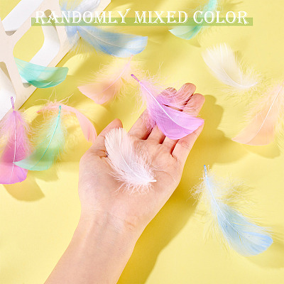 Feather Costume Accessories AJEW-TAC0003-21-1