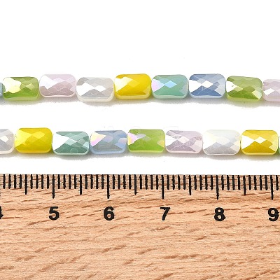Electroplate Glass Beads Strands EGLA-D300-05-03-1
