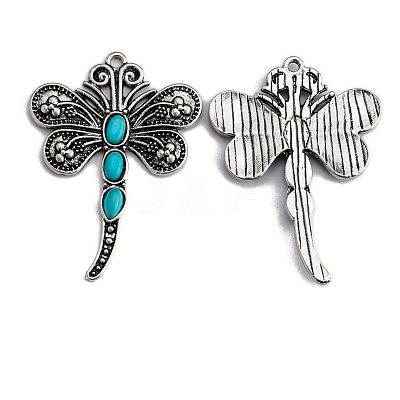 Synthetic Turquoise Pendants PW-WG18236-09-1