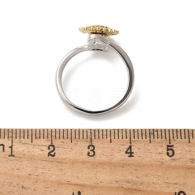 Rotatable Open Finger Rings for Women RJEW-H245-02PG-1