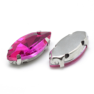 Sew on Rhinestone LS-RGLA-T034-7x15mm-10-1