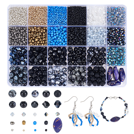   DIY Beads Jewelry Making Finding Kit DIY-PH0017-56-1
