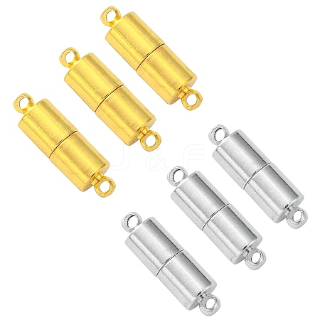 20 Sets 2 Colors Alloy Magnetic Clasps PALLOY-CJ0002-42-1