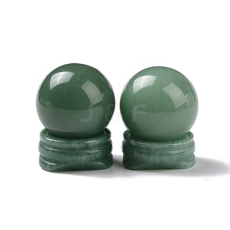 Natural Green Aventurine Display Decorations DJEW-G032-02E-1