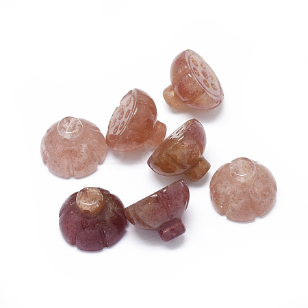 Natural Strawberry Quartz Beads G-F637-01I-1