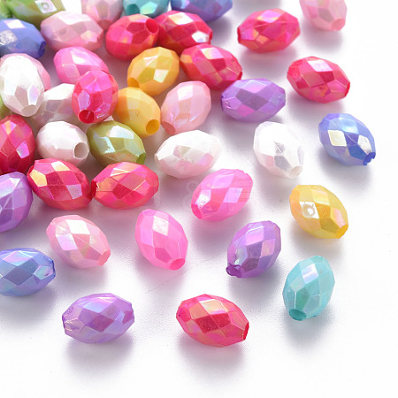 Opaque Acrylic Beads TACR-S153-32I-1