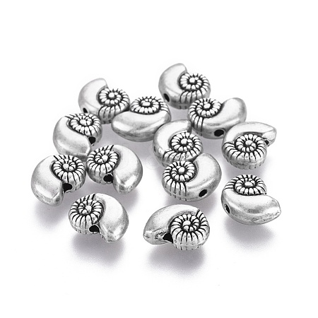 Tibetan Style Alloy Beads TIBEB-A004-004TAS-NR-1