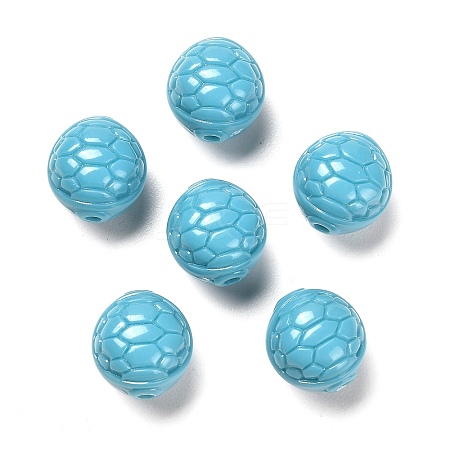 Opaque Acrylic Beads X-OACR-G037-01C-1