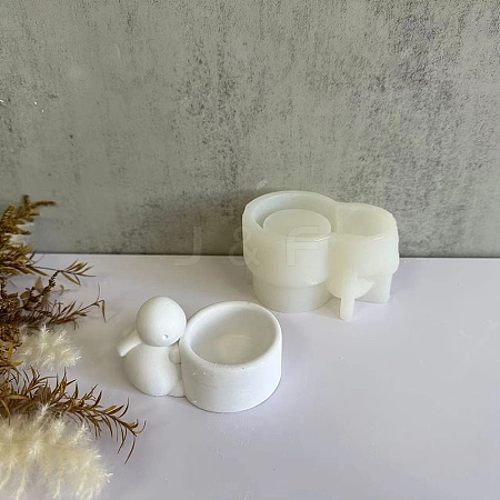 DIY Rabbit Candle Holder Silicone Molds LS-SIMO-B008-01-1