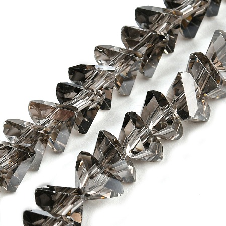 Electroplate Transparent Glass Beads Strands X1-EGLA-P052-02A-PL03-1