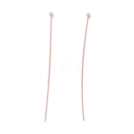 Brass Ball Head Pins X-KK-WH0058-02D-RG-1