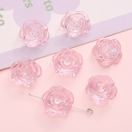 24Pcs Transparent Acrylic Beads PW-WGFEF54-05-1